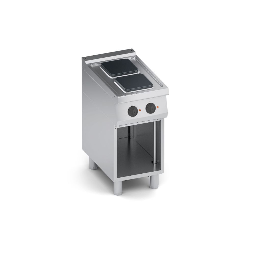 Електрически котлони с две правоъгълни плочи, отворена база 400мм., COOX, Италия