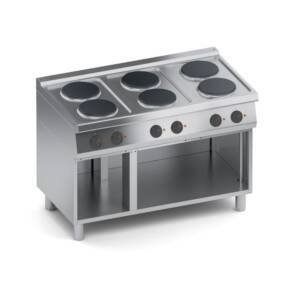 Електрически котлони с 6 кръгли плочи, отворена база 1200мм., COOX, Италия