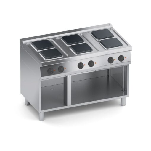 Електрически котлони с шест плочи, отворена база 900мм., COOX, Италия