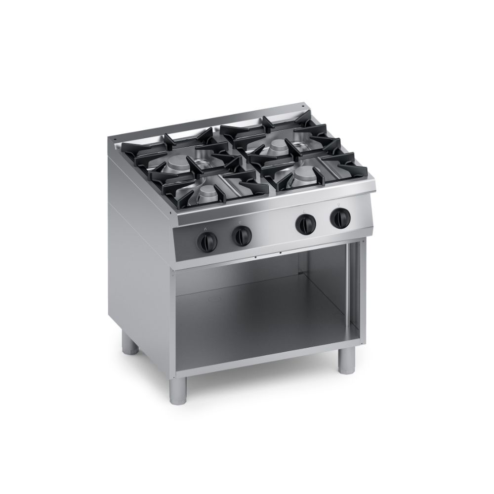 Газов котлон, 4 горелки, отворена база Performance, COOX, Италия