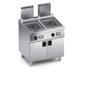 Фритюрник на газ с електронно управление, 2х15л. 800мм. Performance, COOX, Италия