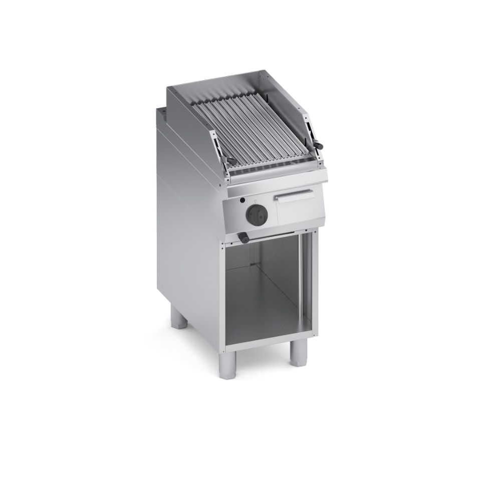 Грил с вулканични камъни за месо, отворена база, 400мм. Performance, COOX, Италия