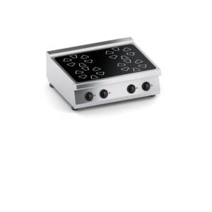 Електрически котлони с 4 ветрокерамични плочи, настолен 800мм., COOX, Италия